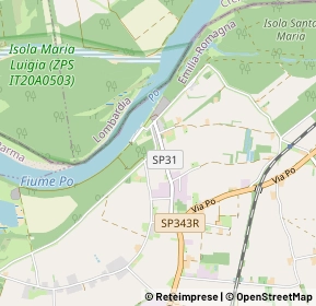 Mappa Via Sacca, 43052 Colorno PR, Italia (0.8375)
