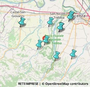 Mappa Località Art. il Poggio, 29010 Gazzola PC, Italia (7.57364)