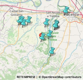 Mappa Località Art. il Poggio, 29010 Gazzola PC, Italia (6.91583)