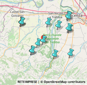 Mappa Località Art. il Poggio, 29010 Gazzola PC, Italia (7.908)