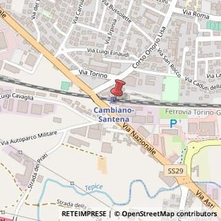 Mappa 10020 Cambiano TO, Italia, 10020 Cambiano, Torino (Piemonte)