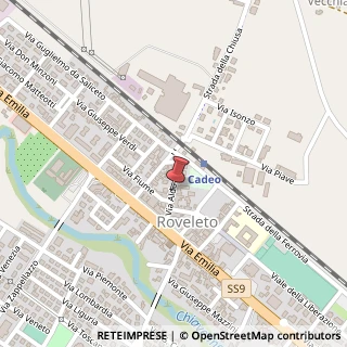 Mappa Viale Aldo Moro, 6, 29010 Cadeo, Piacenza (Emilia Romagna)