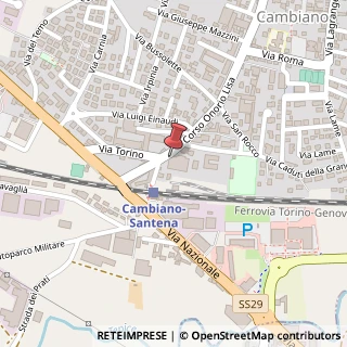 Mappa Corso Onorio Lisa, 45, 10020 Cambiano, Torino (Piemonte)