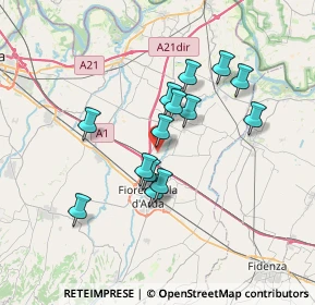 Mappa Zona Ind. Ca.Re.Co, 29016 Cortemaggiore PC, Italia (5.83571)