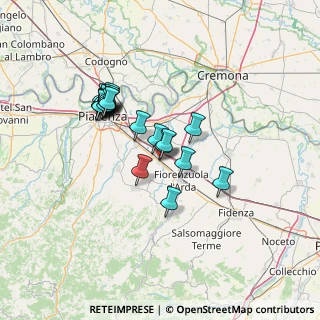 Mappa Cadeo, 29010 Cadeo PC, Italia (11.5245)