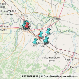Mappa Cadeo, 29010 Cadeo PC, Italia (11.81733)