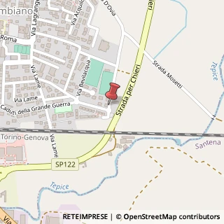 Mappa Via Campi Rotondi, 98, 10020 Cambiano TO, Italia, 10020 Cambiano, Torino (Piemonte)