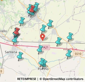 Mappa Via San Domenico Savio, 10023 Castagnole Piemonte TO, Italia (4.6555)