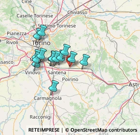 Mappa Via San Domenico Savio, 10023 Castagnole Piemonte TO, Italia (11.02929)