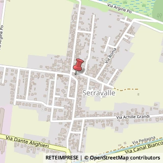 Mappa Piazza Giuseppe Mazzini, 15, 44033 Riva del Po, Ferrara (Emilia Romagna)