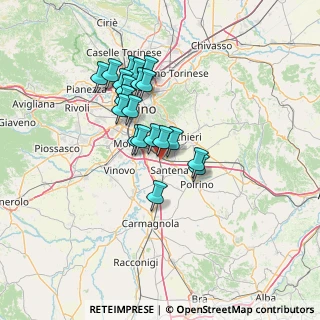 Mappa Strada del Bocchetto, 10028 Trofarello TO, Italia (11.336)