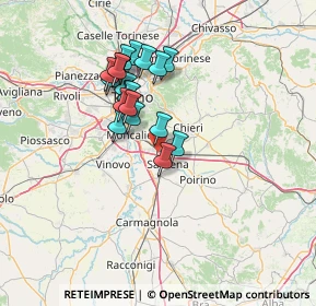 Mappa Strada del Bocchetto, 10028 Trofarello TO, Italia (11.5175)