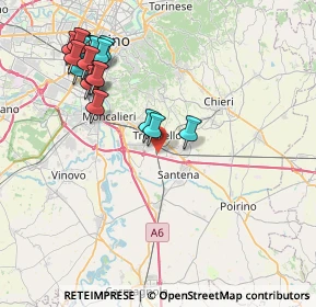 Mappa Strada del Bocchetto, 10028 Trofarello TO, Italia (8.88059)