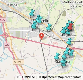 Mappa Strada del Bocchetto, 10028 Trofarello TO, Italia (2.306)