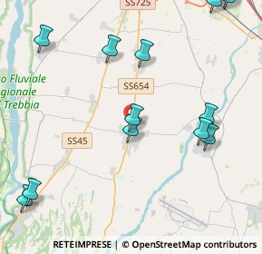 Mappa Podenzano, 29027 Podenzano PC, Italia (6.6525)