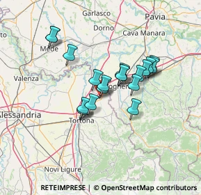 Mappa Via E. Berlinguer, 15055 Pontecurone AL, Italia (10.533)