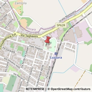 Mappa Viale F. Filippini, 65, 42045 Luzzara, Mantova (Lombardia)