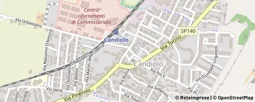 Mappa Candiolo