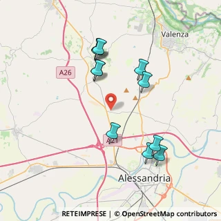 Mappa Strada Cerca, 15122 Alessandria AL, Italia (3.78182)
