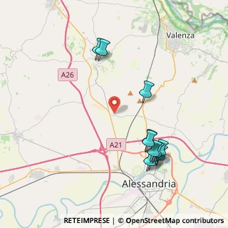 Mappa Strada Cerca, 15122 Alessandria AL, Italia (4.34818)
