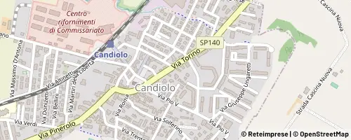 Mappa Candiolo