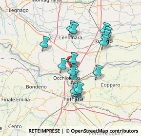 Mappa Via L. A. Viviani, 45024 Fiesso Umbertiano RO, Italia (12.468)