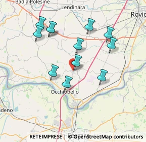 Mappa Via L. A. Viviani, 45024 Fiesso Umbertiano RO, Italia (7.14083)
