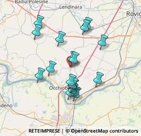 Mappa Via L. A. Viviani, 45024 Fiesso Umbertiano RO, Italia (6.41235)