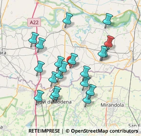 Mappa Piazza Cesare, 46024 Moglia MN, Italia (7.062)