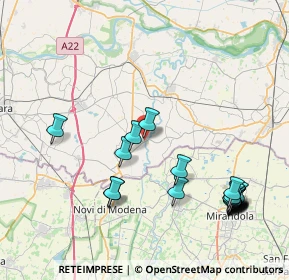 Mappa Piazza Cesare, 46024 Moglia MN, Italia (9.6525)