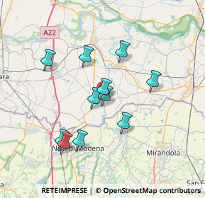 Mappa Piazza Cesare, 46024 Moglia MN, Italia (6.27455)