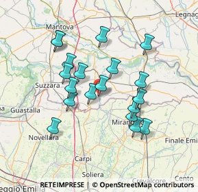 Mappa Piazza Cesare, 46024 Moglia MN, Italia (12.91632)