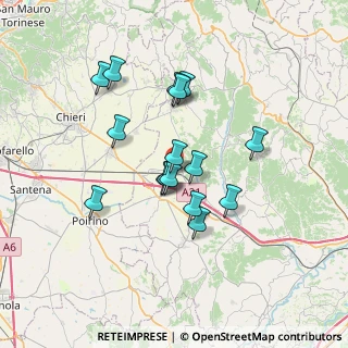 Mappa SP di San Paolo, 14019 Villanova d'Asti AT, Italia (5.87813)