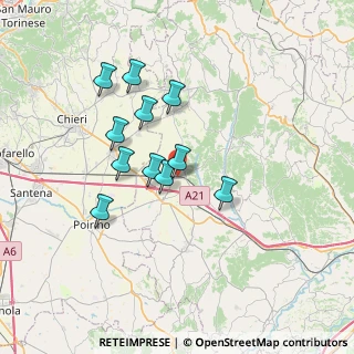 Mappa SP di San Paolo, 14019 Villanova d'Asti AT, Italia (5.97273)
