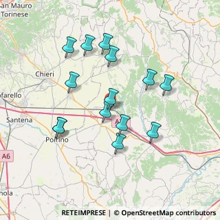 Mappa SP di San Paolo, 14019 Villanova d'Asti AT, Italia (7.09071)