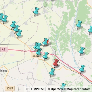 Mappa SP di San Paolo, 14019 Villanova d'Asti AT, Italia (5.8305)