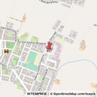 Mappa Piazza I° Maggio, 12, 43018 Sissa Trecasali, Parma (Emilia Romagna)