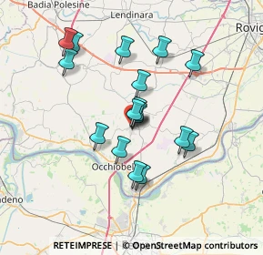 Mappa Via Martiri Libertà, 45024 Fiesso Umbertiano RO, Italia (5.90235)