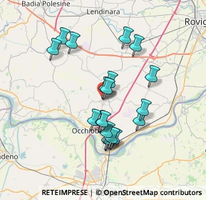 Mappa Via Martiri Libertà, 45024 Fiesso Umbertiano RO, Italia (6.29368)