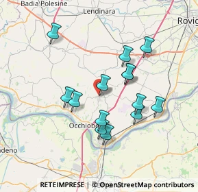 Mappa Via Martiri Libertà, 45024 Fiesso Umbertiano RO, Italia (6.39071)