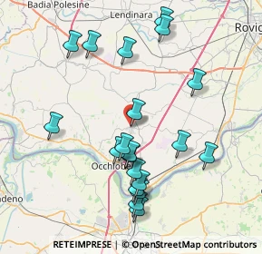 Mappa Via Martiri Libertà, 45024 Fiesso Umbertiano RO, Italia (8.0475)
