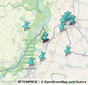 Mappa Via Soragna, 42045 Luzzara RE, Italia (3.61923)