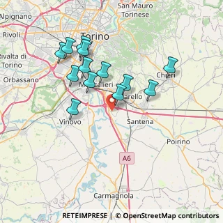 Mappa Strada Bauducchi, 10024 Bauducchi TO, Italia (6.94692)