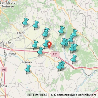 Mappa Via alla Stazione, 14019 Villanova d'Asti AT, Italia (7.11444)