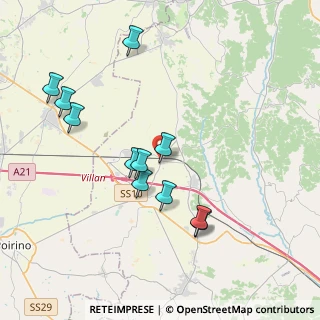 Mappa Via alla Stazione, 14019 Villanova d'Asti AT, Italia (3.82727)