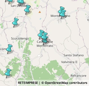 Mappa Piazza Statuto, 14030 Castagnole Monferrato AT, Italia (2.97357)