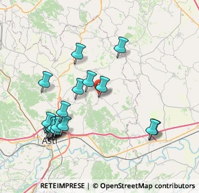 Mappa Piazza Statuto, 14030 Castagnole Monferrato AT, Italia (8.4805)