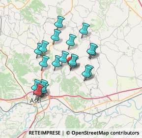 Mappa Piazza Statuto, 14030 Castagnole Monferrato AT, Italia (6.0285)