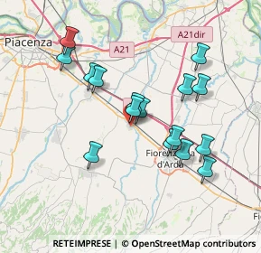 Mappa Via Liguria, 29010 Cadeo PC, Italia (6.77063)