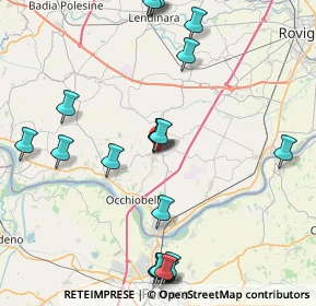 Mappa Via Trento, 45024 Fiesso Umbertiano RO, Italia (10.0575)